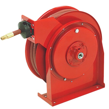 Reelcraft Spring Retractable Hose Reel And Hose .25 ID Hose 35 Hose - 22lb Reel